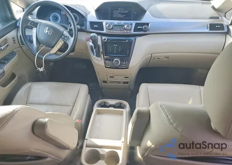 2014 Honda Odyssey Touring z USA, uszkodzony, nr VIN 5FNRL5H90EB040795